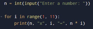 Python Exercises multiplication input